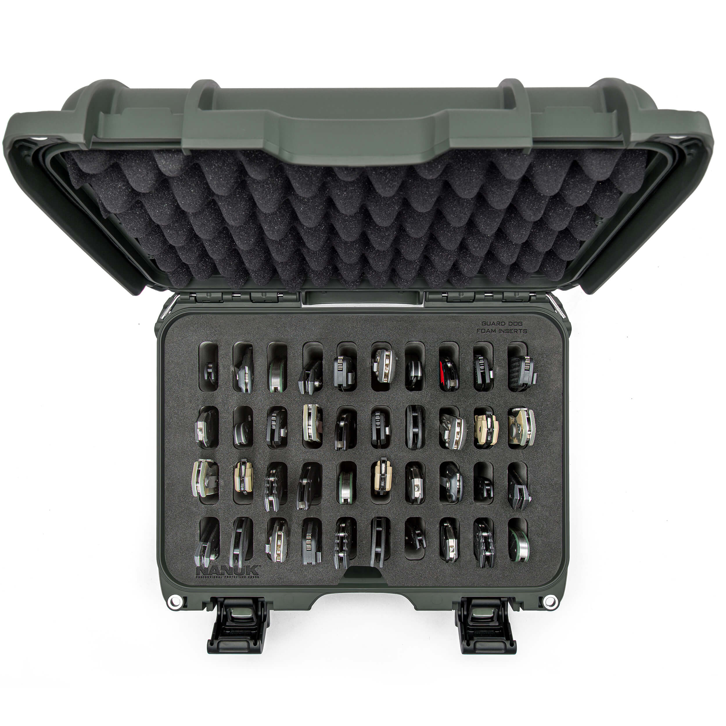 NANUK 915 40-Knives Case Olive top view