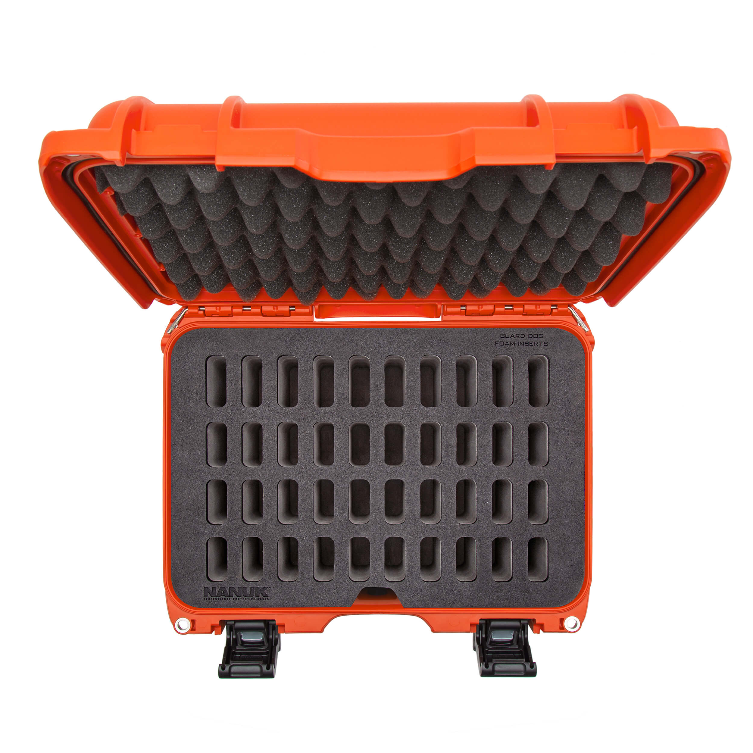 NANUK 915 40-Knives Case Orange top view empty