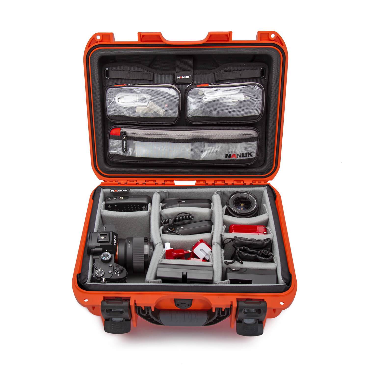 NANUK 920 Pro Photo Kit-Camera Case-Orange-NANUK
