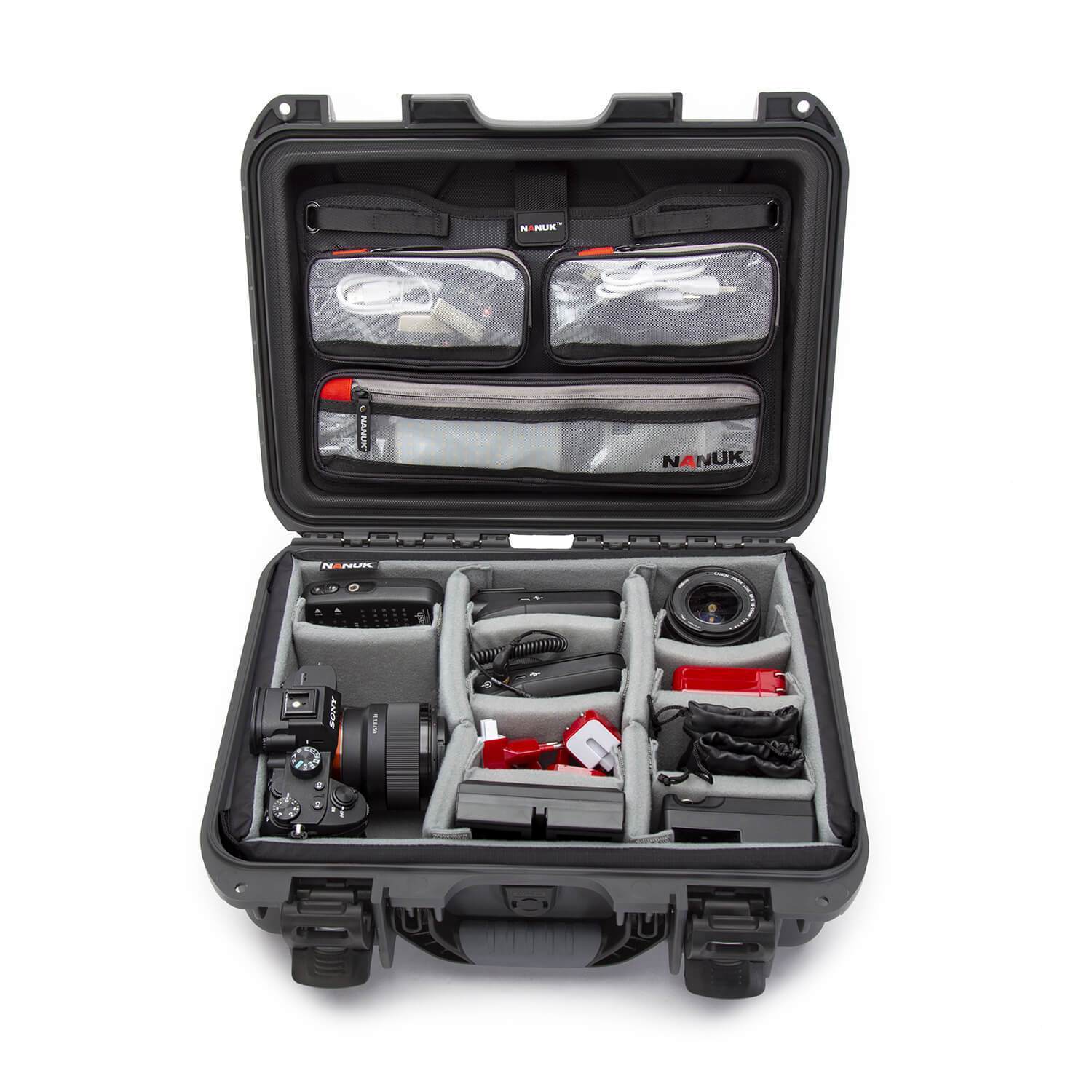 NANUK 920 Pro Photo Kit-Camera Case-Graphite-NANUK