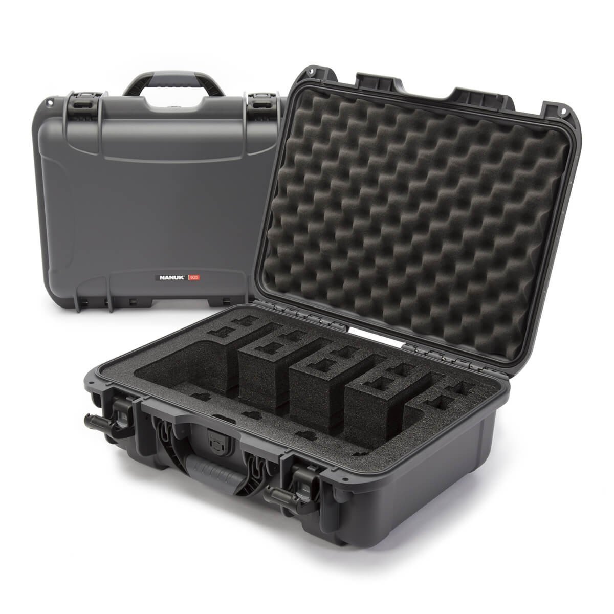 NANUK 925 4 Up Gun Case-Gun Case-Graphite-No Accessories-NANUK