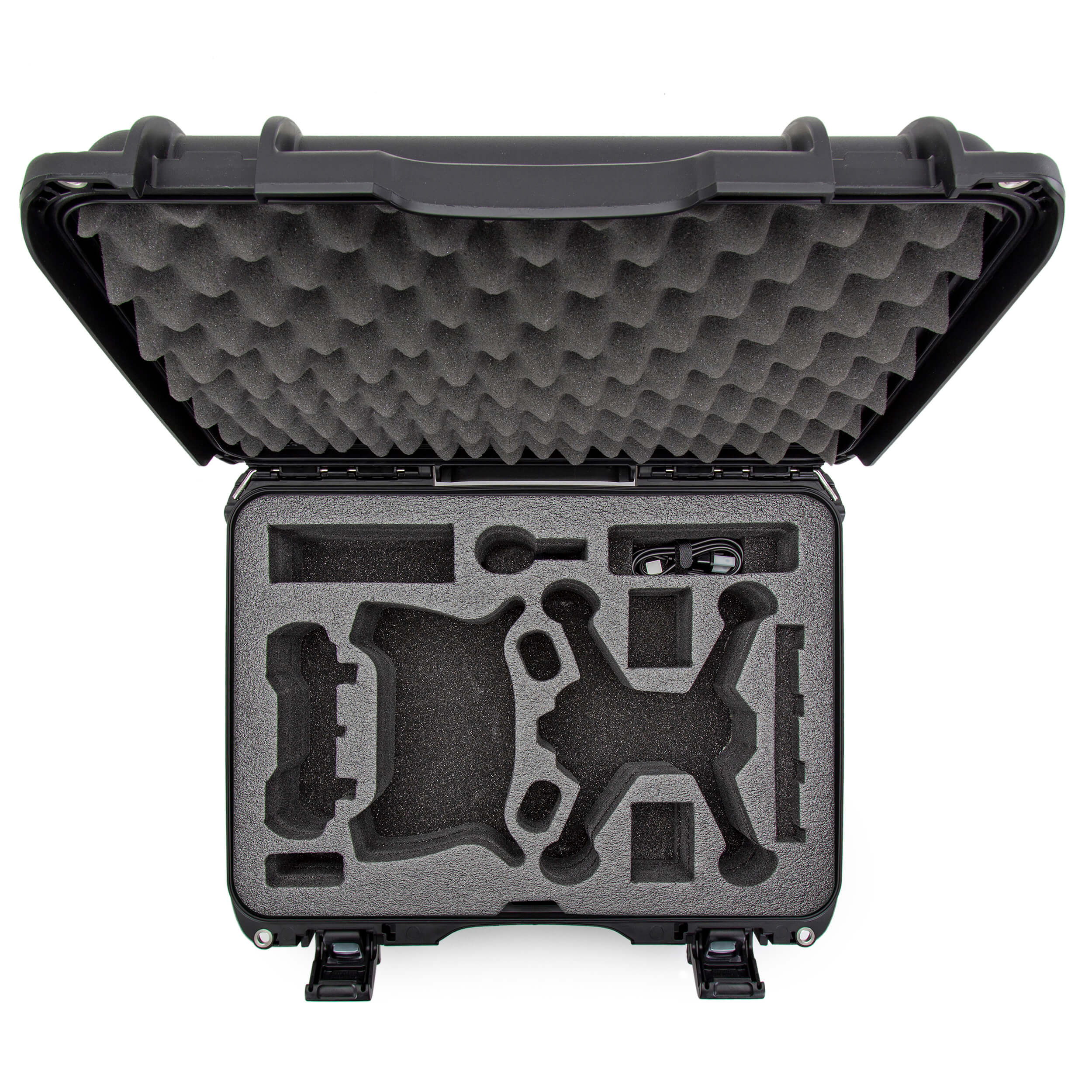 NANUK 925 DJI™ FPV Combo Hard Case Black top view empty