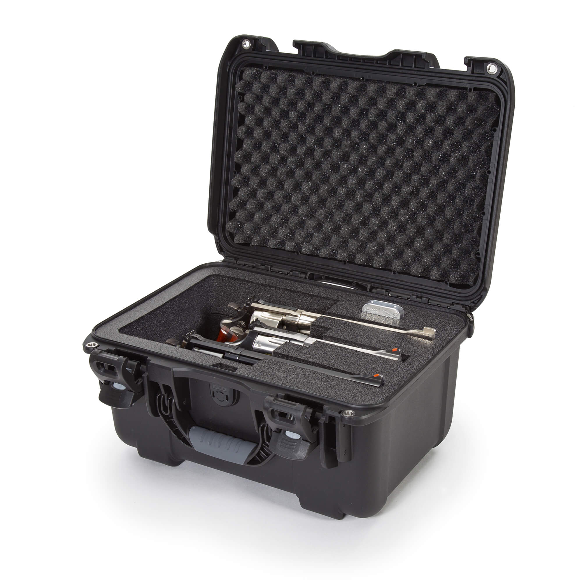 NANUK 918 3 Up Revolver Case-Gun Case-Black-NANUK angle view
