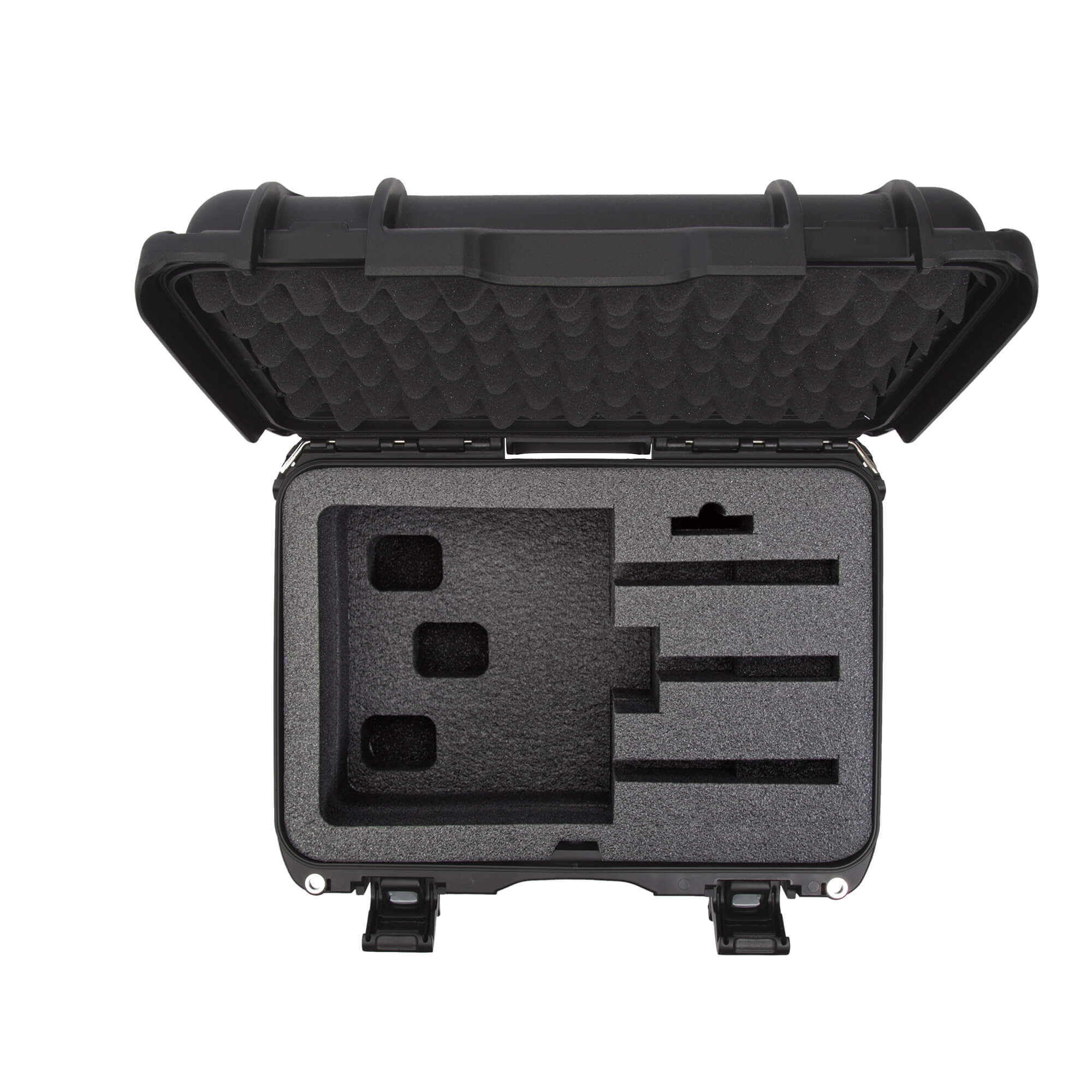 NANUK 918 3 Up Revolver Case-Gun Case-Black-NANUK top view empty